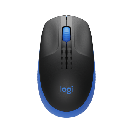 LOGITECH M190 Mouse optical 3 buttons wireless USB wireless receiver blue