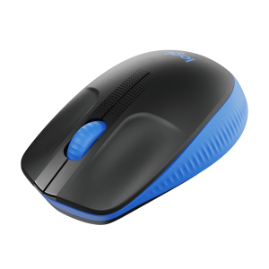 LOGITECH M190 Mouse optical 3 buttons wireless USB wireless receiver blue