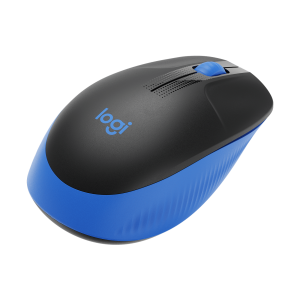 LOGITECH M190 Mouse optical 3 buttons wireless USB wireless receiver blue