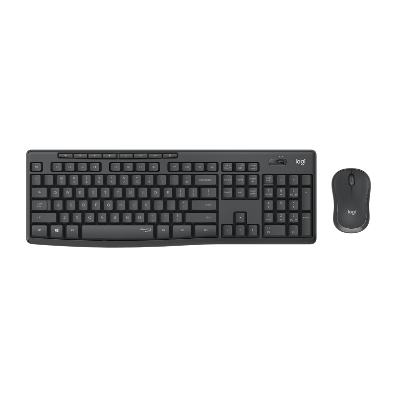 LOGITECH MK295 Silent Wireless Combo - GRAPHITE - UK - INTNL