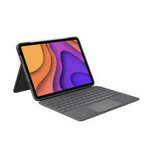 LOGITECH Folio Touch Keyboard and folio case with trackpad backlit Apple Smart connector QWERTY Nordic oxford grey (PAN)