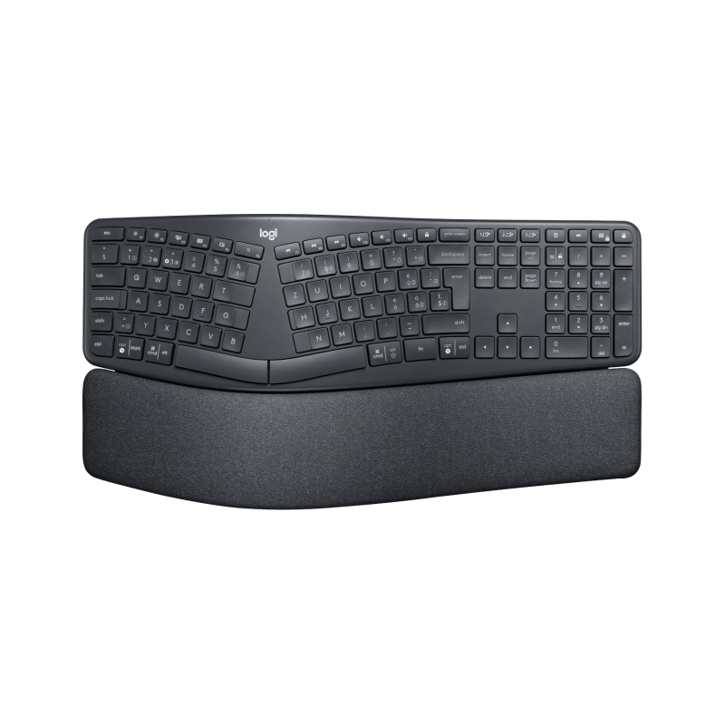 LOGITECH ERGO K860 Wireless - GRAPHITE - CH - CENTRAL