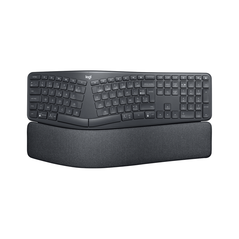 LOGITECH ERGO K860 - GRAPHITE - 2.4GHZ/BT - CENTRAL (FR)