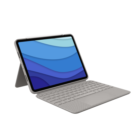 LOGITECH Combo Touch for iPad Pro 11inch 1st 2nd and 3rd generation - SAND - INTNL (US)