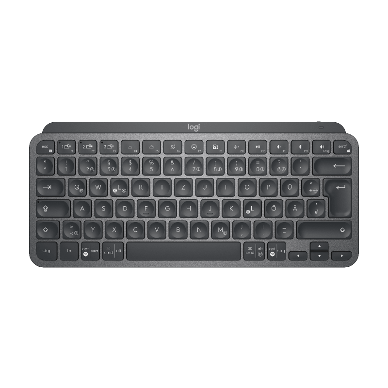 LOGITECH MX Keys Mini Minimalist Wireless Illuminated Keyboard - GRAPHITE - CENTRAL (DE)