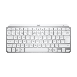 LOGITECH MX Keys Mini Minimalist Wireless Illuminated Keyboard - PALE GREY - CENTRAL (FR)