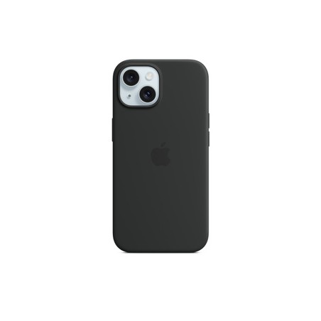 APPLE iPhone 15 Silicone Case with MagSafe - Black