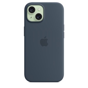 APPLE iPhone 15 Silicone Case with MagSafe - Storm Blue