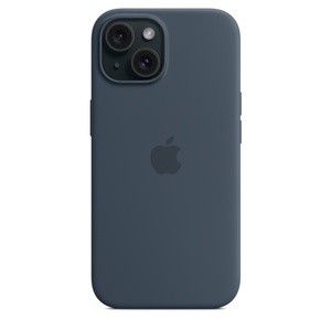 APPLE iPhone 15 Silicone Case with MagSafe - Storm Blue