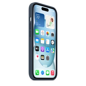 APPLE iPhone 15 Silicone Case with MagSafe - Storm Blue