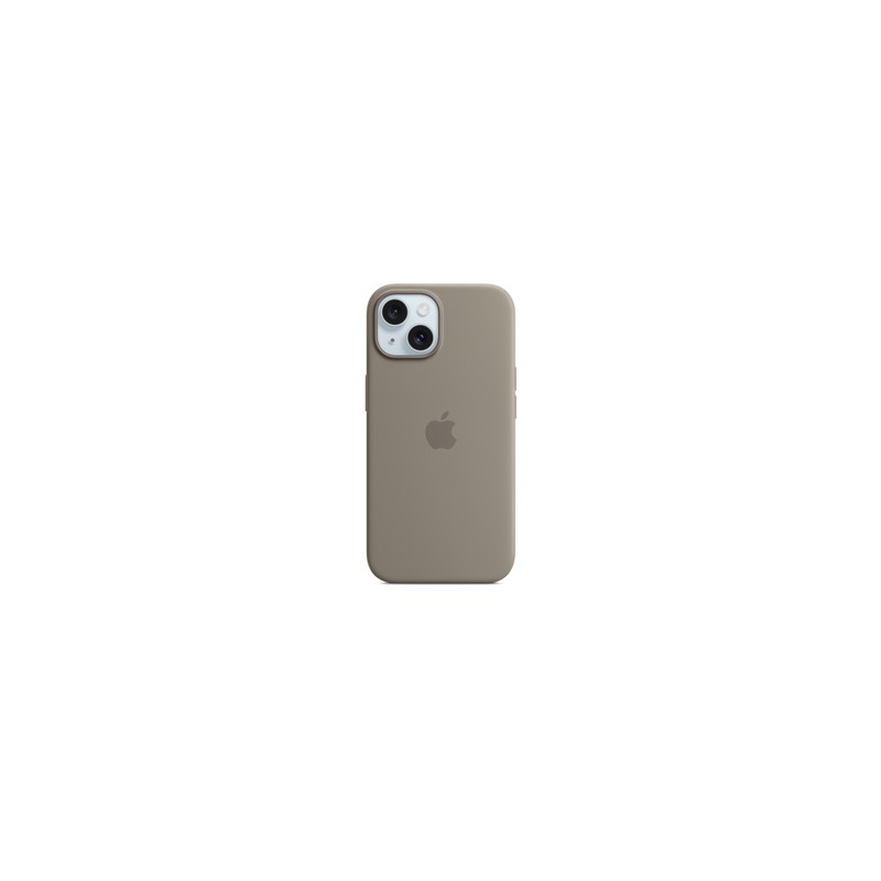 APPLE iPhone 15 Silicone Case with MagSafe - Clay