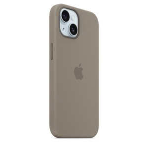 APPLE iPhone 15 Silicone Case with MagSafe - Clay