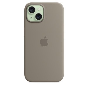 APPLE iPhone 15 Silicone Case with MagSafe - Clay