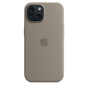 APPLE iPhone 15 Silicone Case with MagSafe - Clay