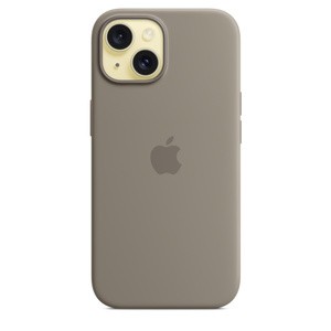 APPLE iPhone 15 Silicone Case with MagSafe - Clay