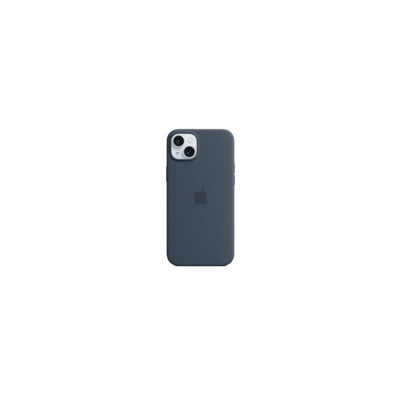 APPLE iPhone 15 Plus Silicone Case with MagSafe - Storm Blue