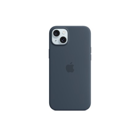 APPLE iPhone 15 Plus Silicone Case with MagSafe - Storm Blue