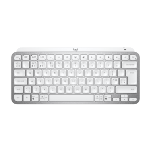 LOGITECH MX Keys Mini Minimalist Wireless Illuminated Keyboard - PALE GREY - INTNL (UK)