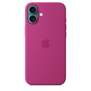 APPLE iPhone 16 Plus Silicone Case with MagSafe - Fuchsia