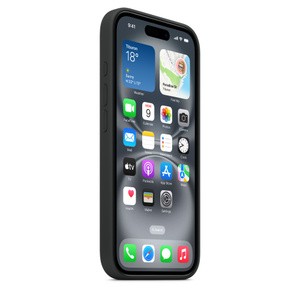 APPLE iPhone16 Silicone Case with MagSafe - Black
