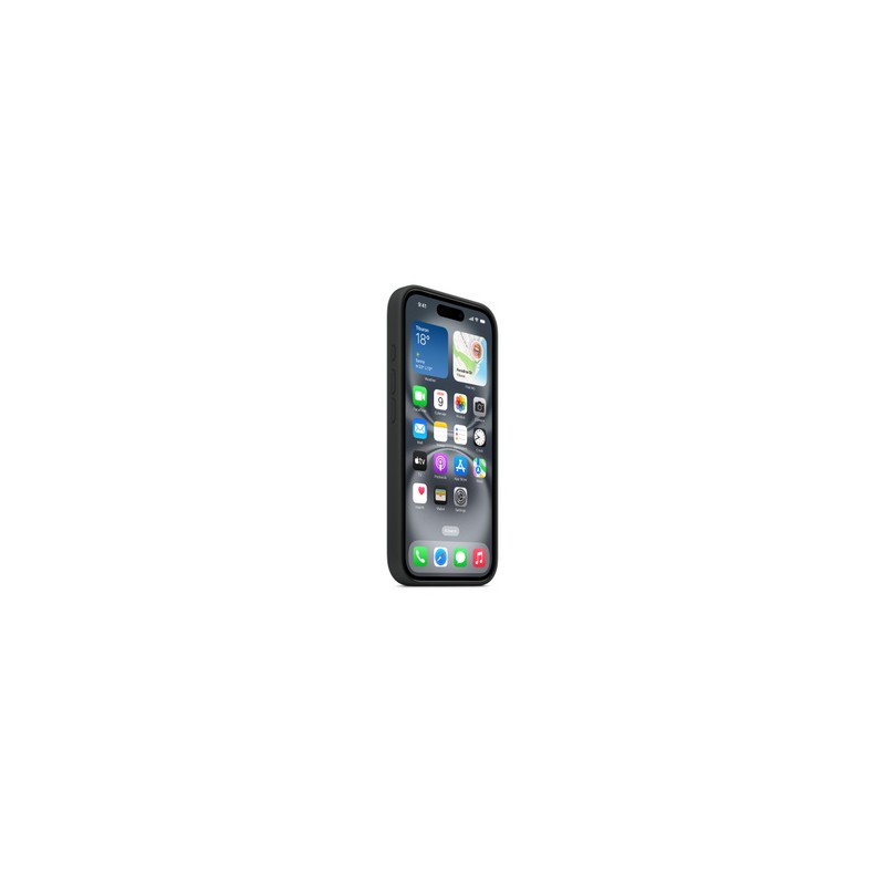 APPLE iPhone16 Silicone Case with MagSafe - Black