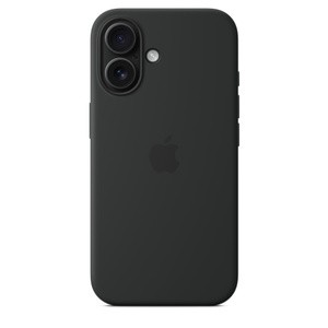 APPLE iPhone16 Silicone Case with MagSafe - Black