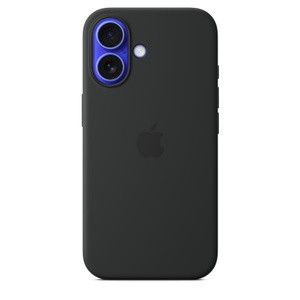 APPLE iPhone16 Silicone Case with MagSafe - Black