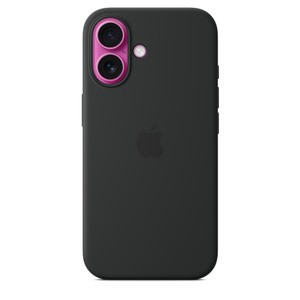 APPLE iPhone16 Silicone Case with MagSafe - Black