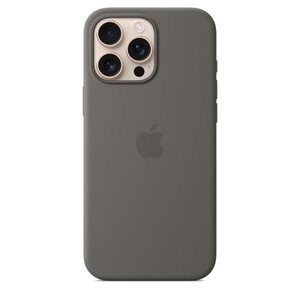 APPLE iPhone16 Pro Max Silicone Case with MagSafe - Stone Gray