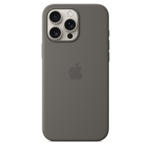 APPLE iPhone16 Pro Max Silicone Case with MagSafe - Stone Gray