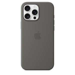 APPLE iPhone16 Pro Max Silicone Case with MagSafe - Stone Gray
