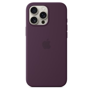 APPLE iPhone16 Pro Max Silicone Case with MagSafe - Plum