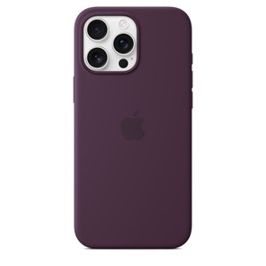 APPLE iPhone16 Pro Max Silicone Case with MagSafe - Plum