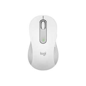 LOGITECH Signature M650 L LEFT Mouse large size left-handed optical 5 buttons wireless Bluetooth 2.4 GHz OFF-WHITE