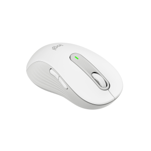 LOGITECH Signature M650 L LEFT Mouse large size left-handed optical 5 buttons wireless Bluetooth 2.4 GHz OFF-WHITE