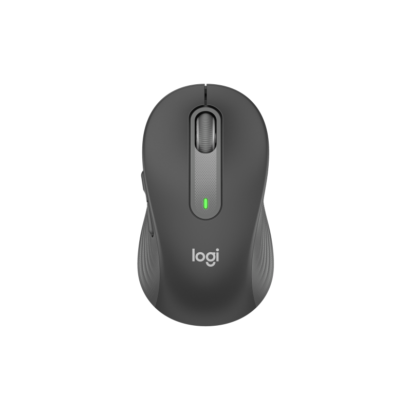 LOGITECH Signature M650 Mouse optical 5 buttons wireless Bluetooth 2.4 GHz Bolt USB receiver graphite