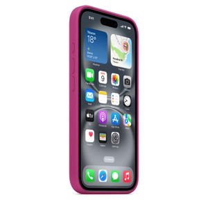 APPLE iPhone16 Silicone Case with MagSafe - Fuchsia