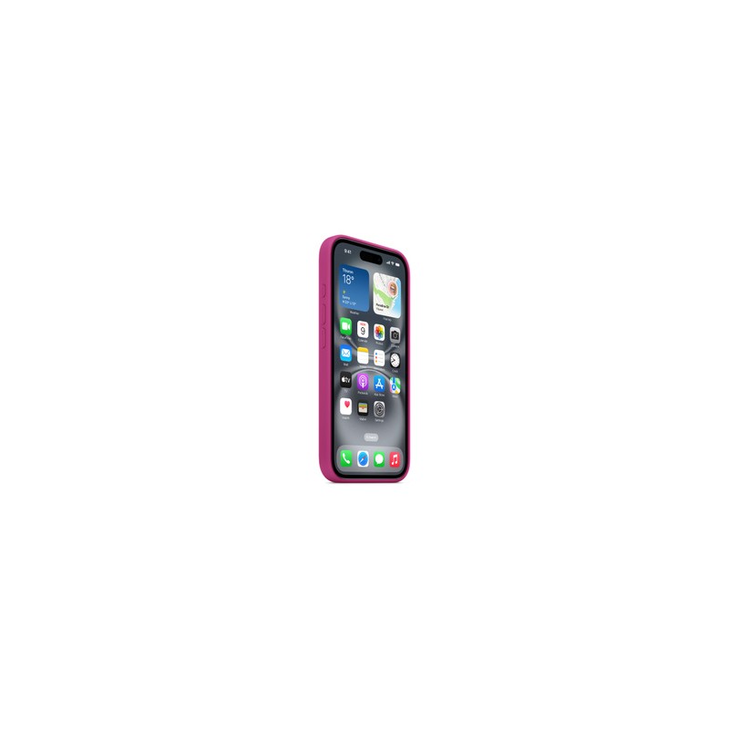 APPLE iPhone16 Silicone Case with MagSafe - Fuchsia
