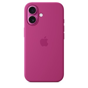 APPLE iPhone16 Silicone Case with MagSafe - Fuchsia