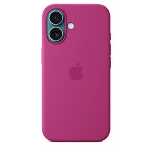 APPLE iPhone16 Silicone Case with MagSafe - Fuchsia