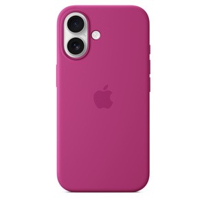 APPLE iPhone16 Silicone Case with MagSafe - Fuchsia