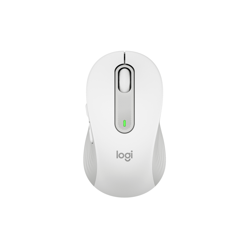 LOGITECH Signature M650 Mouse optical 5 buttons wireless Bluetooth 2.4 GHz Bolt USB receiver off-white