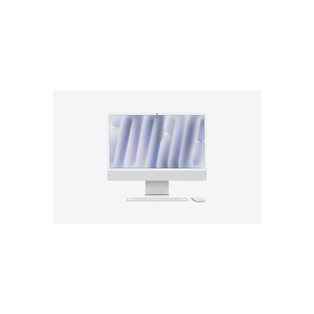 APPLE 24p iMac with Retina 4.5K display M4 chip with 10-core CPU and 10-core GPU 256Go SSD 16Go - French AZERTY - Silver NT