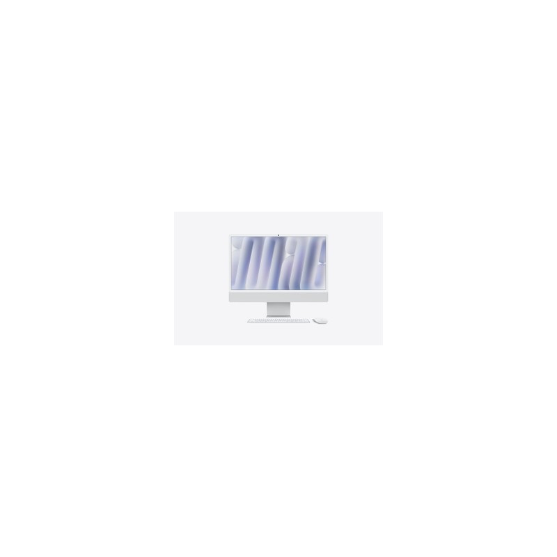 APPLE 24p iMac with Retina 4.5K display M4 chip with 10-core CPU and 10-core GPU 16Go 256Go SSD French AZERTY - Silver