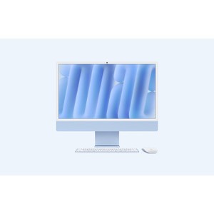 APPLE 24p iMac with Retina 4.5K display M4 chip with 10-core CPU and 10-core GPU 16Go 256Go SSD French AZERTY - Blue