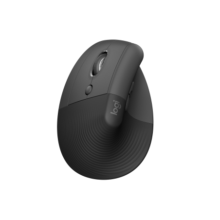 LOGITECH Lift Vertical Ergonomic Mouse Vertical mouse ergonomic left-handed optical 6 buttons wireless Bluetooth 2.4 GHz