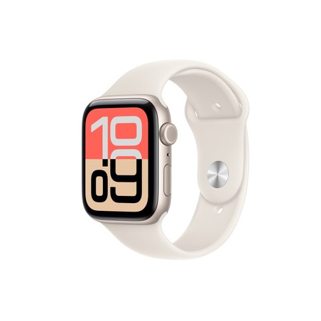 APPLE Watch SE 3GPS + Cellular 44mmStarlight Aluminium Case with Starlight Sport Band - S/M
