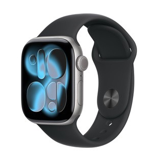 APPLE Watch Series 11GPS + Cellular 42mm Space Grey Aluminium Case with Black Sport Band - S/M