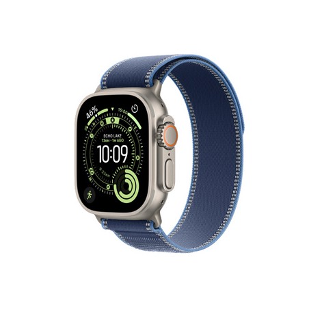 APPLE Watch Ultra 3GPS + Cellular49mmNatural Titanium Case with Blue/Bright Blue Trail Loop - M/L