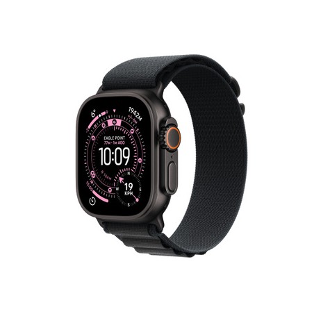 APPLE Watch Ultra 3GPS + Cellular49mmBlack Titanium Case with Black Alpine Loop - Large